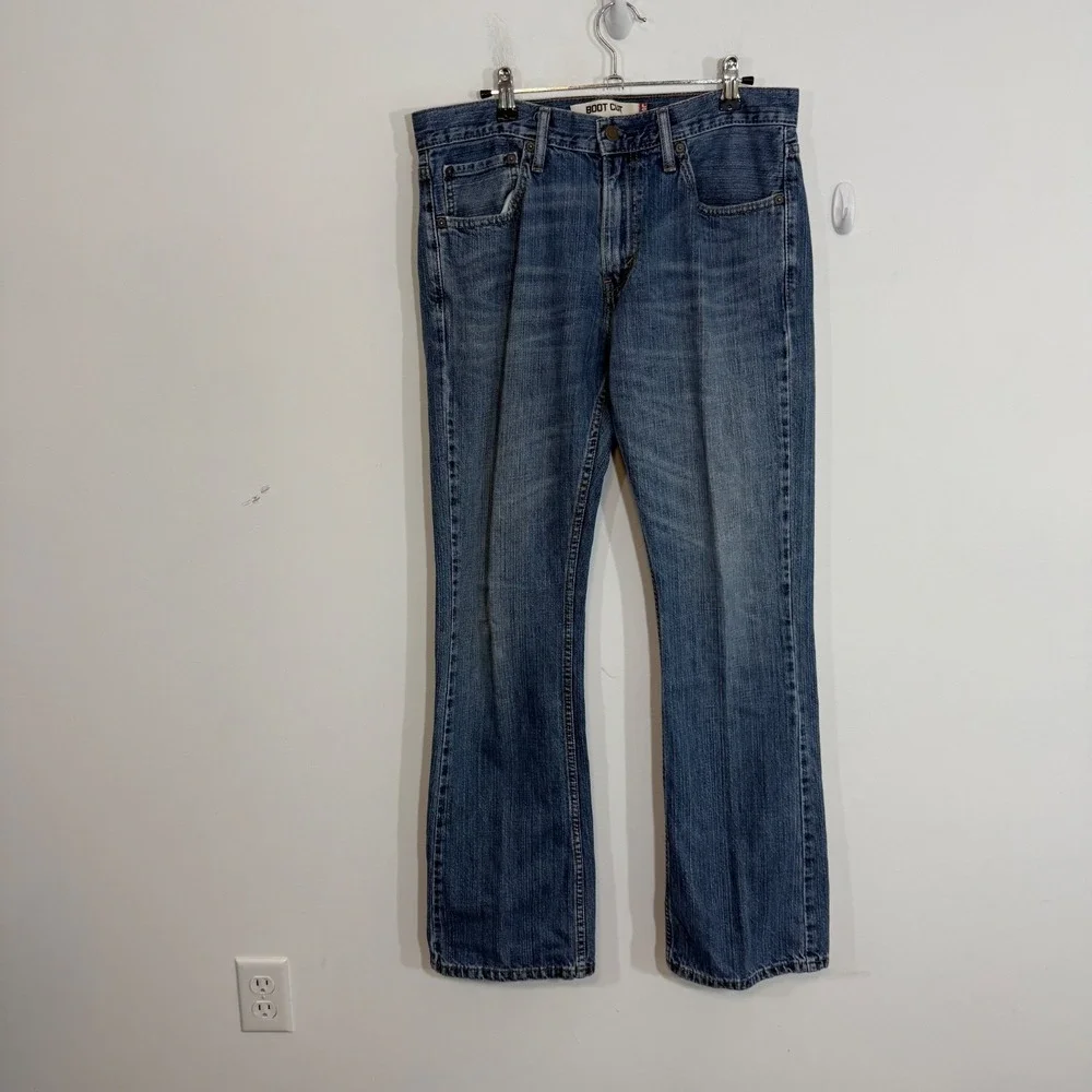 Levis Mens 527 Jeans 32x32 Medium Wash Denim Boot Cut Western Cowboy Work